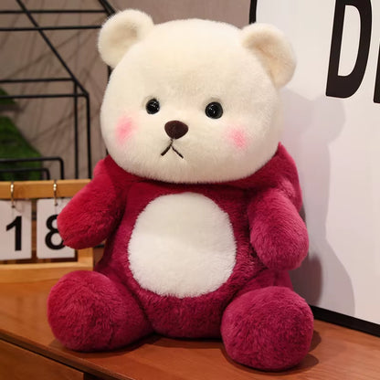 25-65Cm New Cosplay Teddytales Plush Toys Cute Cartoon Strawberry Bear Doll Teddy Bear Stuffed Animal Pillow Kids Birthday Gifts