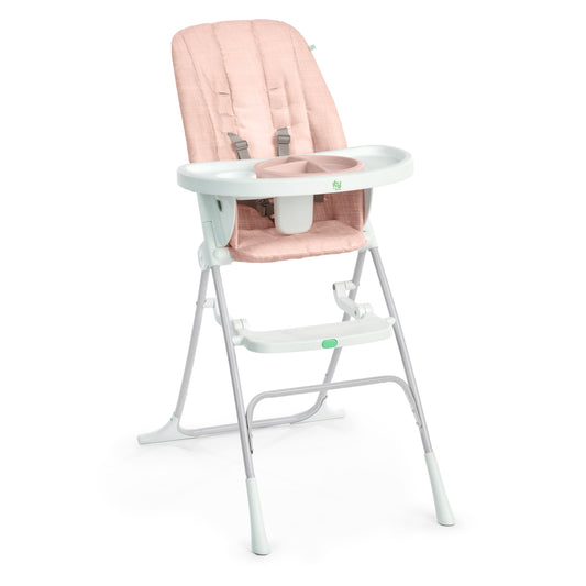 Sun Valley Compact Folding Baby High Chair - for Ages 6 Months and Up, Unisex - Pink